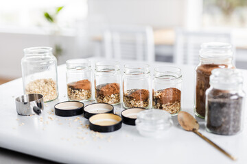 cocoa chia overnight oats breakfast, meal prepping for the week