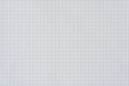 texture checkered sheet of white paper background, empty graph grid scale paper