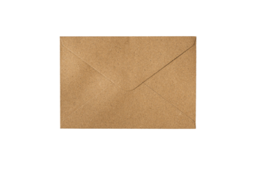 Closed brown craft envelope