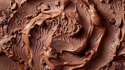homemade chocolate ice cream texture