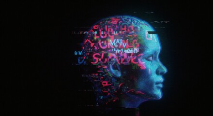 Obraz premium tumultuous and disorganized state of a chaotic mind