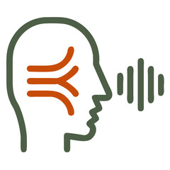 Obraz premium Voice Recognition Minimalist Vector Icon for AI Interfaces, Audio Command Systems, and Smart Device Integration