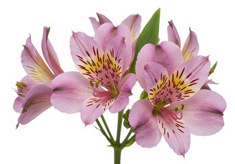 astromelia flower isolated