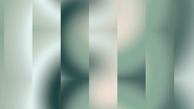 HD animated geometric liquid abstract background with muted green color palette
