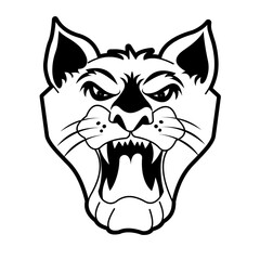 Lion head mascot