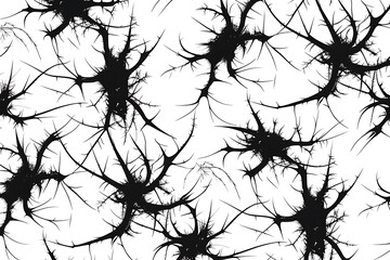 eldritch spider design, eldritch spider web design with crisp lines on a white backdrop