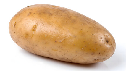 potatoes isolated on white background