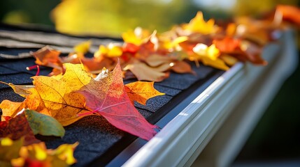 Fall gutter cleaning services autumn leaves clogging gutters home maintenance and repair seasonal upkeep tips