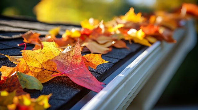 Fall gutter cleaning services autumn leaves clogging gutters home maintenance and repair seasonal upkeep tips