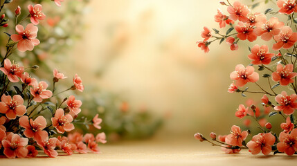  intricate floral patterns merging vintage charm with modern design, incorporating natural elements to evoke beauty, timelessness, and the harmony between past and present
