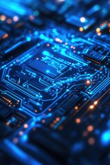 Microchip on board with circuitry