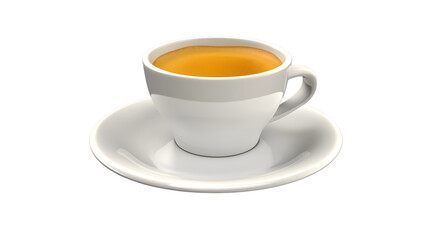 A steaming cup of tea on a saucer perfect for cozy moments and culinary themes