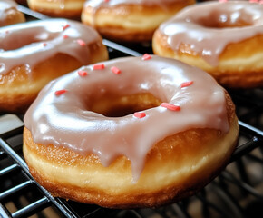 Homemade Krispy Kremes,eye-catching