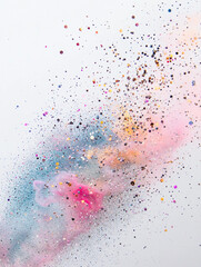 A colorful explosion of glitter