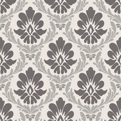 Damask seamless pattern vector background. baroque style pattern. Luxury textile. Graphic ornate pattern for wallpaper, fabric, packaging, wrapping. Damask floral ornament.