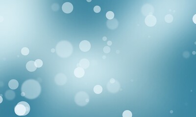 Blue blurred background with defocused lights