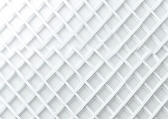 Fototapeta premium Elegant White Background Seamless Lattice Texture Minimalist Geometric Pattern Illustration