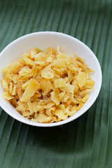 Dries cabbage leaves praserveg vegetables