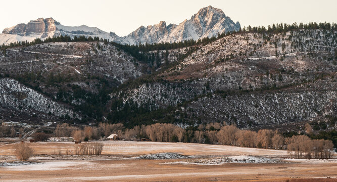 San Juan Mountains in Winter. Colorado. vt