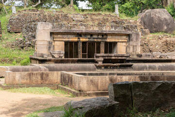 Architecture of ancient temple complex