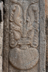 ancient rock carving stone art anuradapura