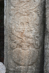 ancient rock carving stone art anuradapura