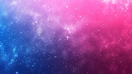 Obraz premium Celestial Dreamscape: A Vivid Galaxy of Pink and Blue Hues