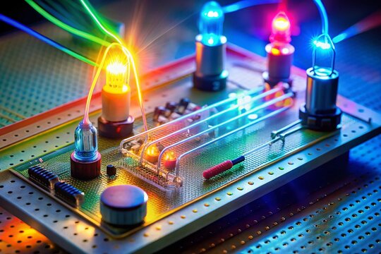 Double Exposure: Parallel Circuit Diagram & Electrical Components