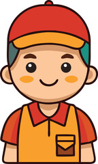 Courier Delivery Boy