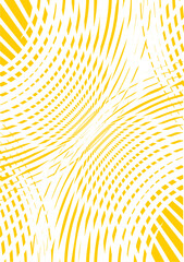Background image, using yellow lines, arranged to create an image, used as a background.