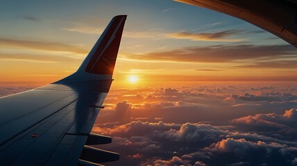 view from airplane window