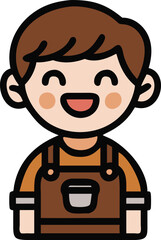 Young Carpenter Cartoon
