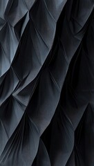 Abstract Geometric Black Fabric Texture Vertical Composition