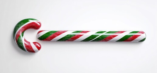 Obraz premium Christmas Loading Candy Cane Colorful