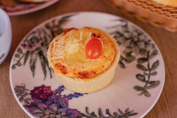 piece of pie on a plate