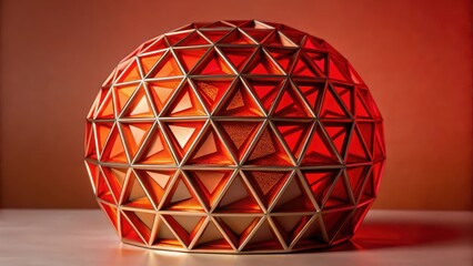 Abstract Geodesic Sphere Background