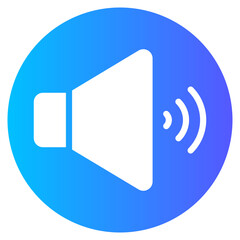 speaker gradient icon