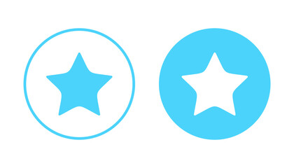Obraz premium Star icon vector. rating sign and symbol. favourite star icon