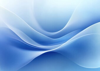 Obraz premium Blue Gradient Background Glowing Curves Abstract Design