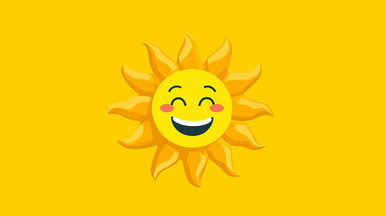 Smiling Sun Illustration