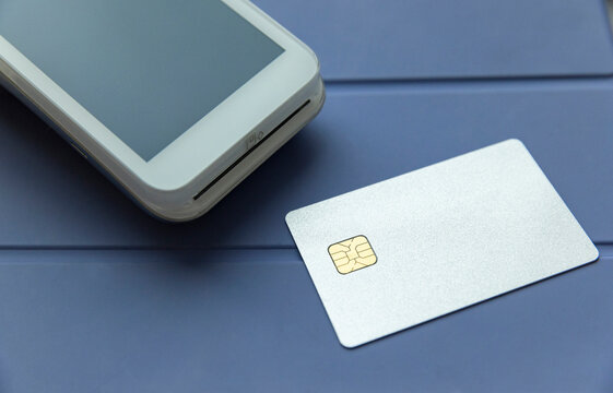 Credit Card Reader blue