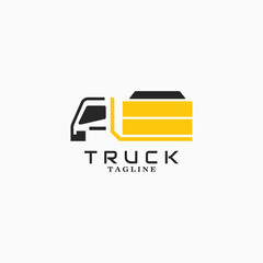 truck logo vector illustration design