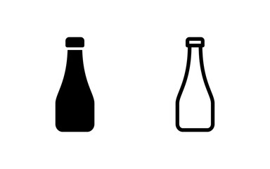 Bottle icon vector illustration. bottle sign and symbol