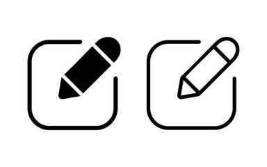 Edit icon vector illustration. edit document sign and symbol. edit text icon. pencil. sign up