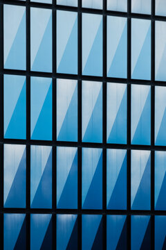 Blue geomatric shape abstarct
