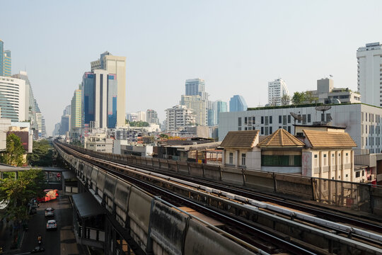  Bangkok Skyline and BTS Tracks