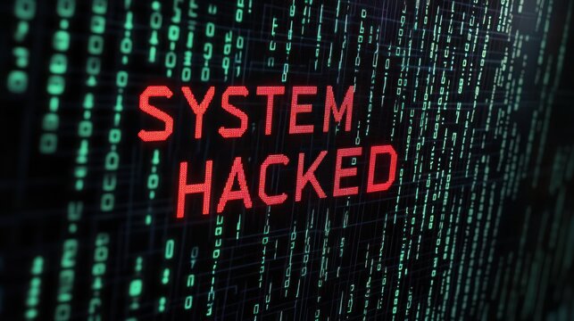 Red alert System hacked; digital data breach
