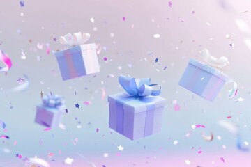 Fototapeta premium gift boxes and gifts
