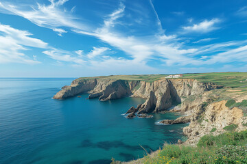 青い海, 砂浜, 海岸, 波打ち際, 白い砂, 夏, 海辺, ビーチ, 夕陽, サンセット, 青空, 水面, 透明な水, 海の風景, 海の波, 自然, リゾート, 海の音, 潮風, 海外旅行, 日本の海岸, 湘南海岸, 無人ビーチ, 観光地, 旅行写真, 癒しの風景, 休日, マリンブルー, トロピカルビーチ, サーフィンスポット, 貝殻拾い, 海水浴場, 太陽光線, 海の眺め, 静かな海岸線, 