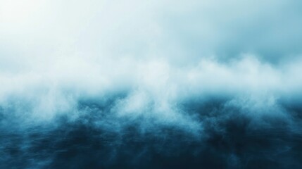 Fototapeta premium Misty atmospheric cloudscape, dramatic sky